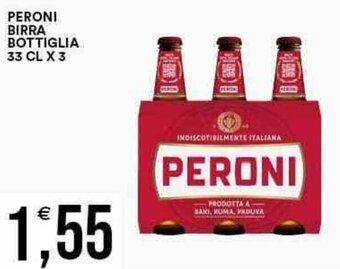 Vantaggio Cash&Carry PERONI BIRRA BOTTIGLIA 33 CL X 3 offerta