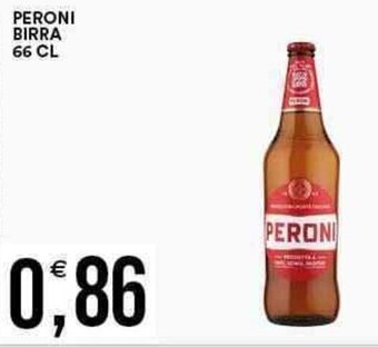 Vantaggio Cash&Carry PERONI BIRRA 66 CL offerta