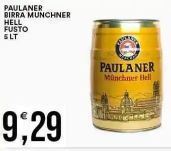 PAULANER BIRRA MUNCHNER HELL FUSTO 5 LT