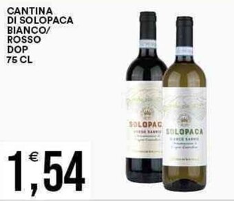 Vantaggio Cash&Carry CANTINA DI SOLOPACA BIANCO/ ROSSO DOP 75 CL offerta