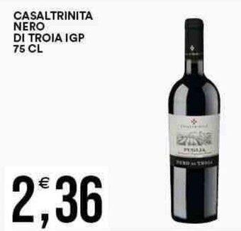 CASALTRINITA NERO DI TROIA IGP 75 CL