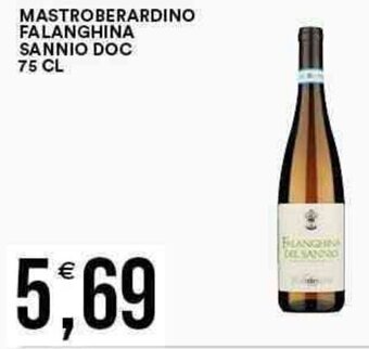 Vantaggio Cash&Carry MASTROBERARDINO FALANGHINA SANNIO DOC 75 CL offerta