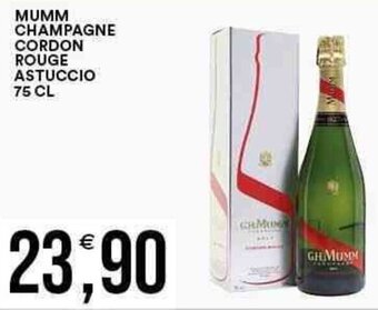 MUMM CHAMPAGNE CORDON ROUGE ASTUCCIO 75 CL