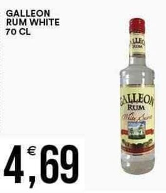 Vantaggio Cash&Carry GALLEON RUM WHITE 70 CL offerta
