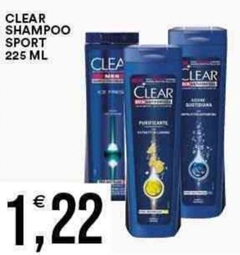 Vantaggio Cash&Carry CLEAR SHAMPOO SPORT 225 ML offerta