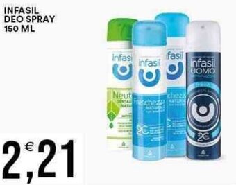 Vantaggio Cash&Carry INFASIL DEO SPRAY 150 ML offerta