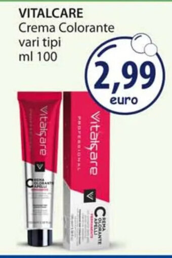 Acqua & Sapone VITALCARE Crema Colorante vari tipi ml 100 offerta