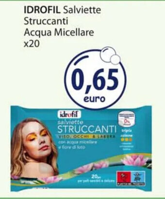 Acqua & Sapone IDROFIL Salviette Struccanti Acqua Micellare x20 offerta