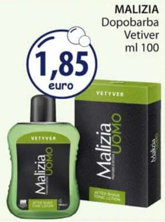 Acqua & Sapone MALIZIA Dopobarba Vetiver ml 100 offerta