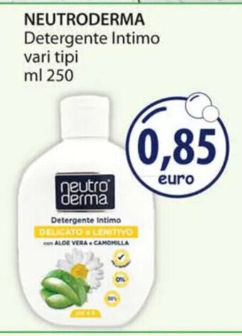 Acqua & Sapone NEUTRODERMA Detergente Intimo vari tipi ml 250 offerta