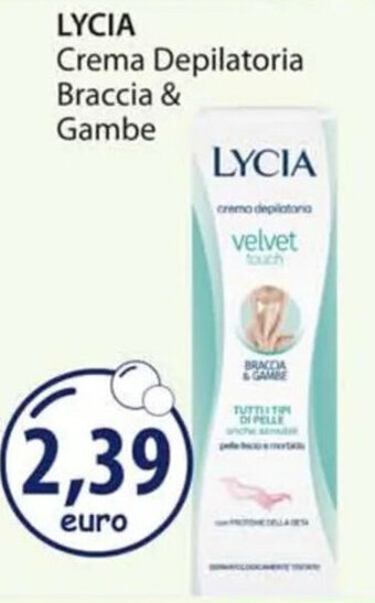 Acqua & Sapone LYCIA Crema Depilatoria Braccia & Gambe offerta