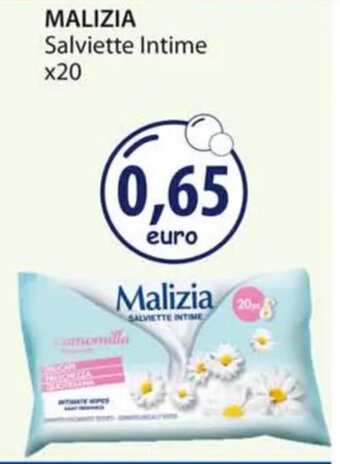 Acqua & Sapone MALIZIA Salviette Intime x20 offerta