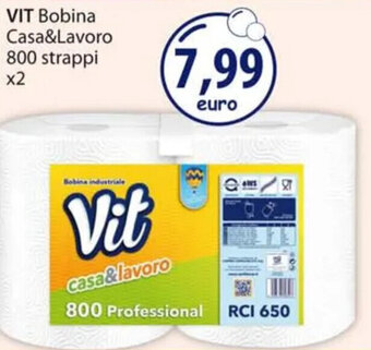 Acqua & Sapone VIT Bobina Casa&Lavoro 800 strappi x2 offerta