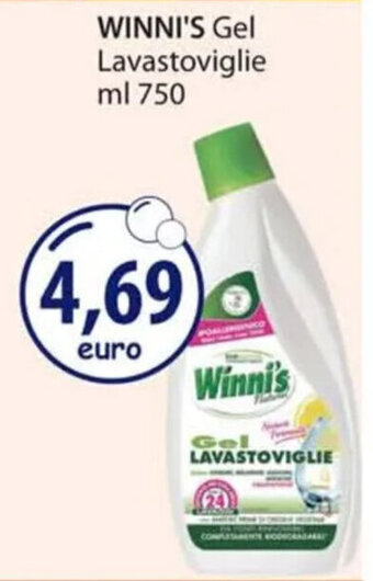 Acqua & Sapone WINNI'S Gel Lavastoviglie ml 750 offerta