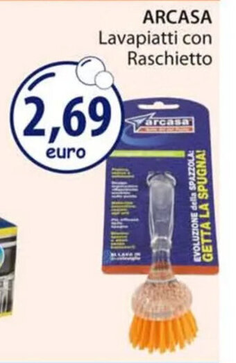 Acqua & Sapone ARCASA Lavapiatti con Raschietto offerta
