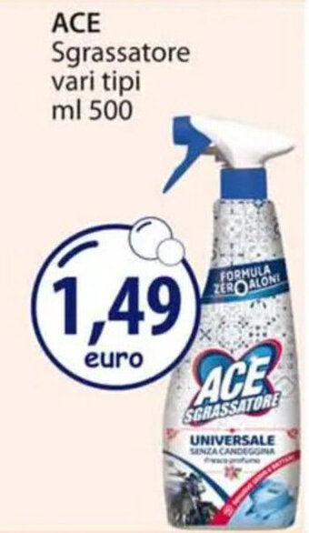 Acqua & Sapone ACE Sgrassatore vari tipi ml 500 offerta