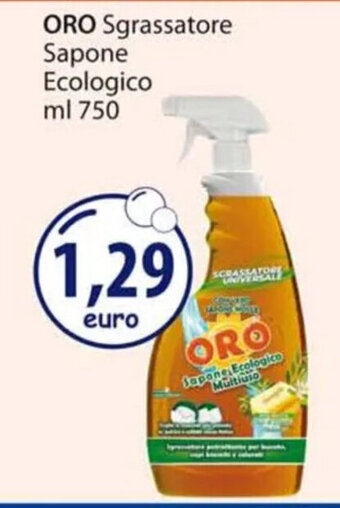 Acqua & Sapone ORO Sgrassatore Sapone Ecologico ml 750 offerta