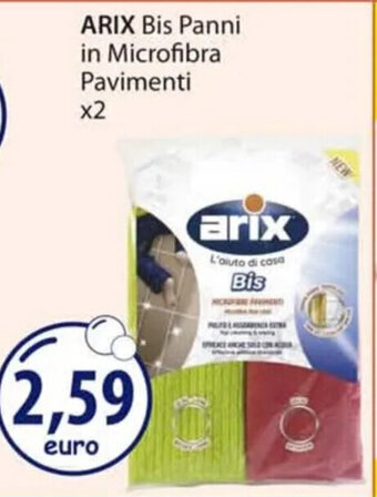 Acqua & Sapone ARIX Bis Panni in Microfibra Pavimenti x2 offerta
