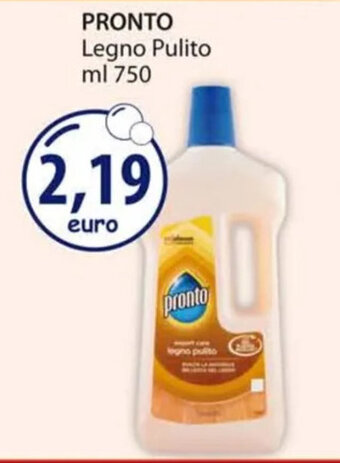 Acqua & Sapone PRONTO Legno Pulito ml 750 offerta