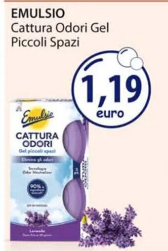 EMULSIO Cattura Odori Gel Piccoli Spazi