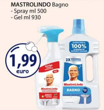 Acqua & Sapone MASTROLINDO Bagno - Spray ml 500 - Gel ml 930 offerta