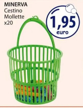 Acqua & Sapone MINERVA Cestino Mollette x20 offerta