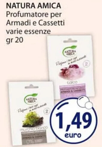 Acqua & Sapone NATURA AMICA Profumatore per Armadi e Cassetti varie essenze gr 20 offerta