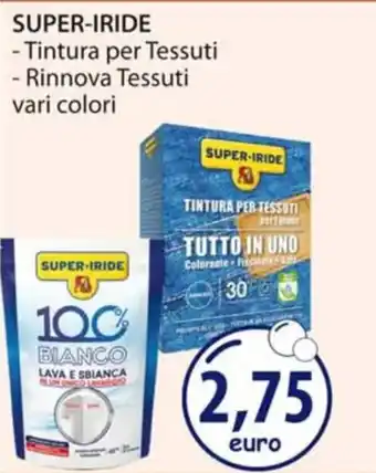 Acqua & Sapone SUPER-IRIDE - Tintura per Tessuti - Rinnova Tessuti vari colori - Rinnova Tessuti vari colori offerta