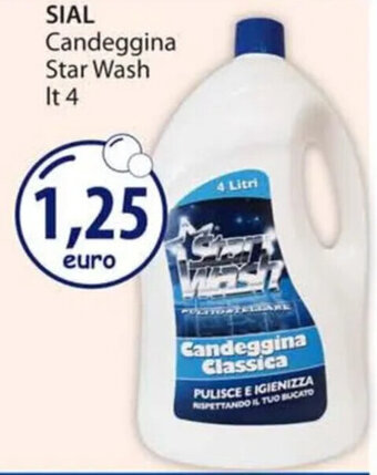 Acqua & Sapone SIAL Candeggina Star Wash Lt 4 offerta