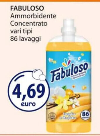 Acqua & Sapone FABULOSO Ammorbidente Concentrato vari tipi 86 lavaggi offerta