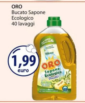Acqua & Sapone ORO Bucato Sapone Ecologico 40 lavaggi offerta