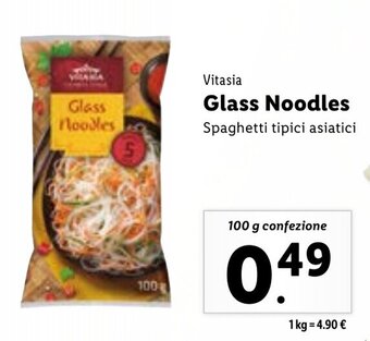 Lidl Vitasia Glass Noodles 100 g confezione offerta