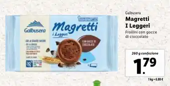 Lidl Galbusera Magretti I Leggeri 260 g confezione offerta