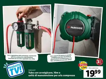 Lidl PARKSIDEⓇ Tubo con avvolgicavo, 10m offerta