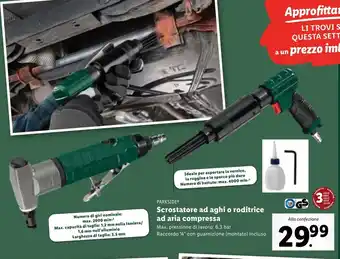 Lidl PARKSIDEⓇ Scrostatore ad aghi o roditrice ad aria compressa offerta