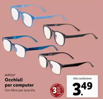 Lidl AURIOLⓇ Occhiali per computer offerta