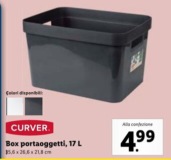 Lidl CURVER. Box portaoggetti, 17 L offerta