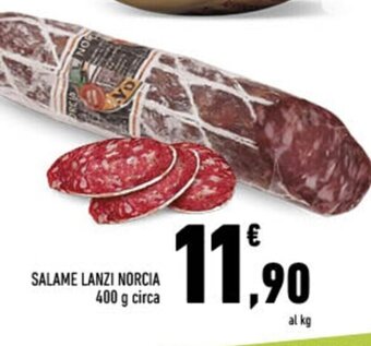 Conad SALAME LANZI NORCIA 400 g circa offerta