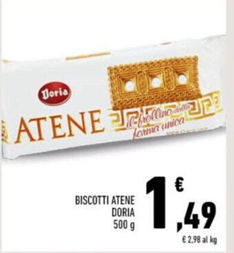 Conad BISCOTTI ATENE DORIA 500 g offerta