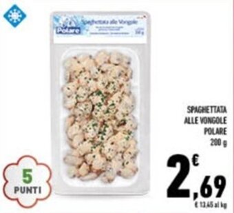 Conad SPAGHETTATA ALLE VONGOLE POLARE 200 g offerta