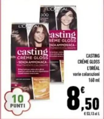 CASTING CREME GLOSS L'OREAL varie colorazioni 160 ml