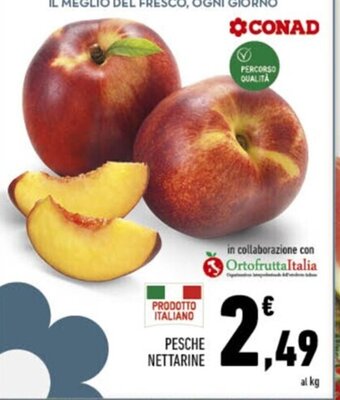 Conad PESCHE NETTARINE offerta
