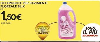 Coop DETERGENTE PER PAVIMENTI FLOREALE BLIX 2 Lt. offerta