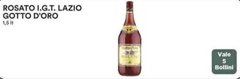 ROSATO I.G.T. LAZIO GOTTO D'ORO 1,5 Lt