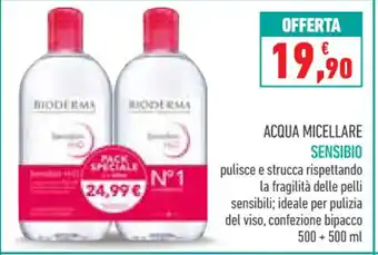 Conad Superstore ACQUA MICELLARE SENSIBIO 500+500 ml offerta