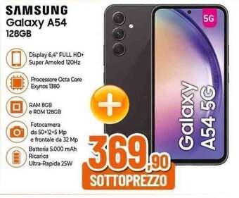 Expert SAMSUNG Galaxy A54 128GB offerta