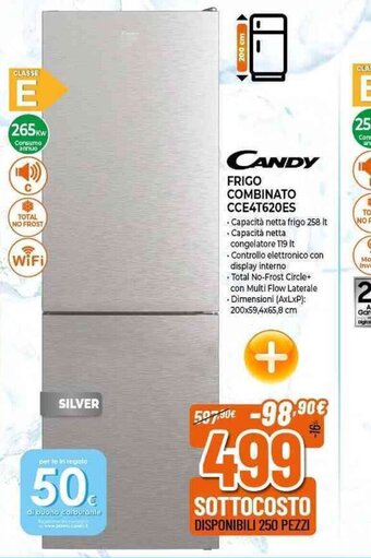 Expert CANDY FRIGO COMBINATO CCE4T620ES offerta