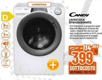 Expert CANDY LAVASCIUGA RPW4856BWMRIS offerta