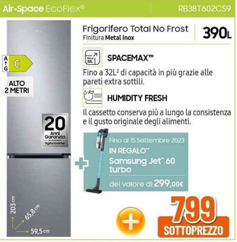 Expert Frigorifero Total No Frost 390L offerta