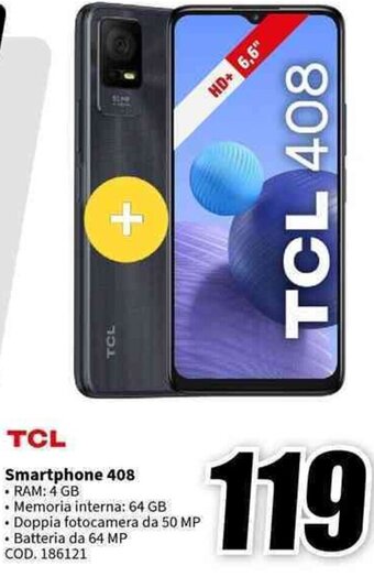 MediaWorld TCL Smartphone 408 offerta